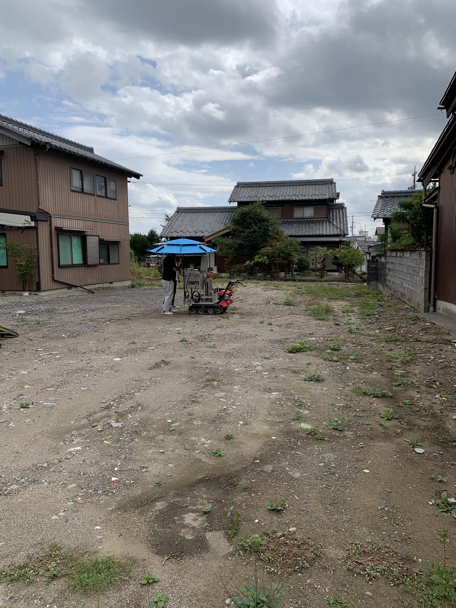 美濃加茂市本郷町新築工事　地盤調査